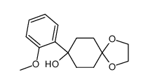 8-(2-methoxyphenyl)-1,4-dioxa-spiro[4.5]decan-8-ol Structure