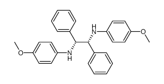 (1R,2R)-1,2-N,N'-bis(4-methoxyphenylamino)-1,2-diphenylethane结构式