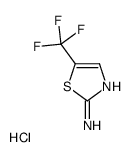 5-(trifluoromethyl)thiazol-2-amine hydrochloride structure