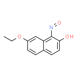 2-Naphthalenol,7-ethoxy-1-nitroso-(9CI) structure