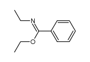 N-ethyl-benzimidic acid ethyl ester Structure