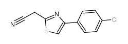 2-[4-(4-fluorophenyl)-1,3-thiazol-2-yl]acetonitrile structure