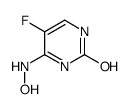 2,4(1H,3H)-Pyrimidinedione, 5-fluoro-, 4-oxime (9CI) Structure