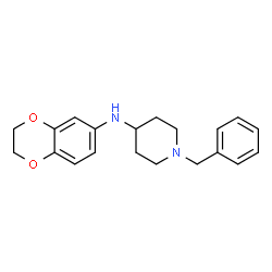 1-benzyl-N-(2,3-dihydrobenzo[b][1,4]dioxin-6-yl)piperidin-4-aMine Structure