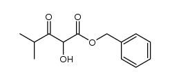 benzyl 2-hydroxy-4-methyl-3-oxopentanoate Structure