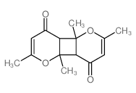 2,4b,6,8b-tetramethyl-4a,4b,8a,8b-tetrahydro-4h,8h-cyclobuta[1,2-b:3,4-b']dipyran-4,8-dione结构式