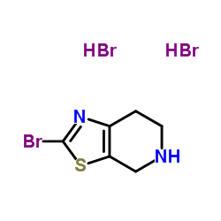 2-Bromo-4,5,6,7-tetrahydro[1,3]thiazolo[5,4-c]pyridine dihydrobromide结构式