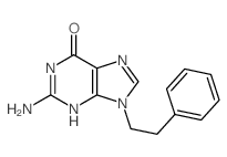 2-amino-9-phenethyl-3H-purin-6-one Structure