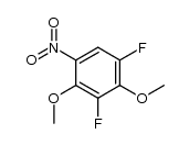 1,3-difluoro-2,4-dimethoxy-5-nitrobenzene结构式