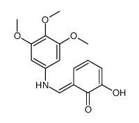 2-hydroxy-6-[(3,4,5-trimethoxyanilino)methylidene]cyclohexa-2,4-dien-1-one结构式