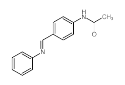 N-[4-(phenyliminomethyl)phenyl]acetamide picture