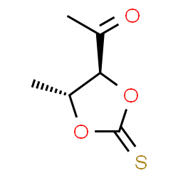 D-threo-2-Pentulose, 1,5-dideoxy-, cyclic 3,4-carbonothioate (9CI) Structure