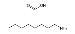 Octylamine·acetic acid structure