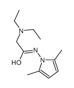 Acetamide, 2-(diethylamino)-N-(2,5-dimethylpyrrol-1-yl)- structure