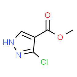 Methyl 3-chloro-1H-pyrazole-4-carboxylate Structure