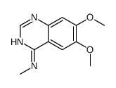 6,7-dimethoxy-N-methylquinazolin-4-amine Structure