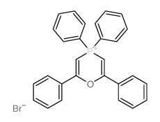 4H-1,4-Oxaphosphorinium, 2,4,4,6-tetraphenyl-, bromide Structure