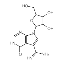 1H-Pyrrolo[2,3-d]pyrimidine-5-carboximidamide,4,7-dihydro-4-oxo-7-b-D-ribofuranosyl- picture