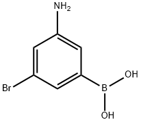 3-Amino-5-bromophenylboronic acid图片