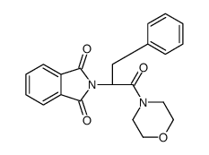 2-[(2S)-1-morpholin-4-yl-1-oxo-3-phenylpropan-2-yl]isoindole-1,3-dione Structure