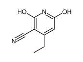 4-ETHYL-2,6-DIHYDROXYNICOTINONITRILE结构式