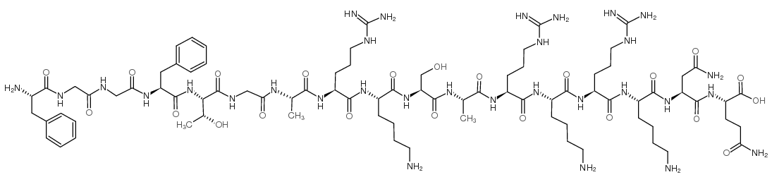 [Arg14,Lys15]Nociceptin结构式