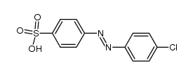 4-(4-chloro-phenylazo)-benzenesulfonic acid Structure