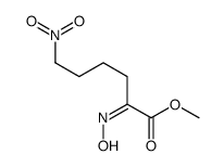 methyl 2-hydroxyimino-6-nitrohexanoate结构式