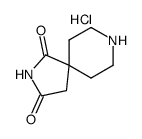 2,8-Diazaspiro[4.5]decane-1,3-dione, (Hydrochloride) (1:1) Structure
