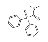 1-(Diphenylthiophosphoryl)-N,N-dimethylthioformamid结构式