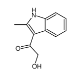 2-Hydroxy-1-(2-methyl-1H-indol-3-yl)ethanone Structure