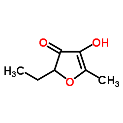 4-Hydroxy-5-methyl-2-propyl-3(2H)-furanone Structure