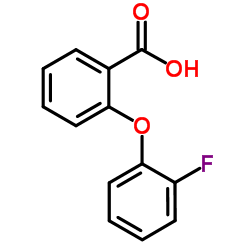 2-(2-fluorophenoxy)benzoic acid结构式