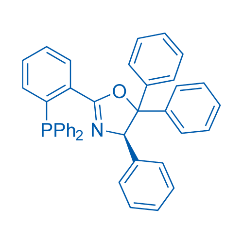 (R)-2-(2-(Diphenylphosphanyl)phenyl)-4,5,5-triphenyl-4,5-dihydrooxazole Structure