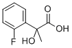 benzeneacetic acid, 2-fluoro-a-hydroxy-a-methyl- structure