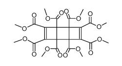 Tricyclo(4.2.0.02,5)octa-3,7-dien-1,2,3,4,5,6,7,8-octacarbonsaeure-octamethylester Structure