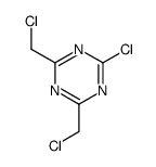 2-chloro-4,6-bis(chloromethyl)-1,3,5-triazine结构式