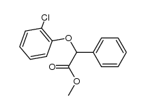 methyl 2-(2-chlorophenoxy)-2-phenylacetate结构式