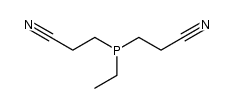 3,3'-ethylphosphanediyl-bis-propionitrile结构式