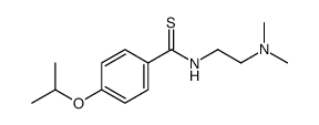 N-[2-(Dimethylamino)ethyl]-p-(isopropoxy)thiobenzamide picture