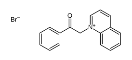 1-phenyl-2-quinolin-1-ium-1-ylethanone,bromide结构式