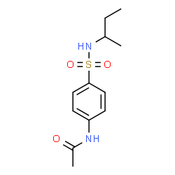 N-[4-(butan-2-ylsulfamoyl)phenyl]acetamide Structure