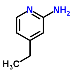 2-氨基-4-乙基吡啶结构式