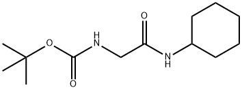 n-(2-boc-aminoacetyl)cyclohexylamine structure