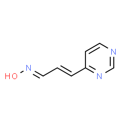 2-Propenal, 3-(4-pyrimidinyl)-, oxime (9CI) picture