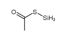 silyl thioacetate Structure