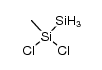 1,1-dichloro-1-methyldisilane结构式