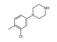 1-(3-chloro-4-methylphenyl)piperazine Structure