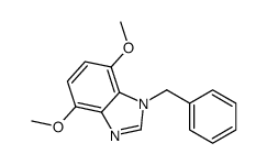 1-benzyl-4,7-dimethoxybenzimidazole结构式
