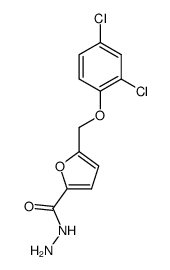 5-[(2,4-DICHLOROPHENOXY)METHYL]-2-FUROHYDRAZIDE结构式